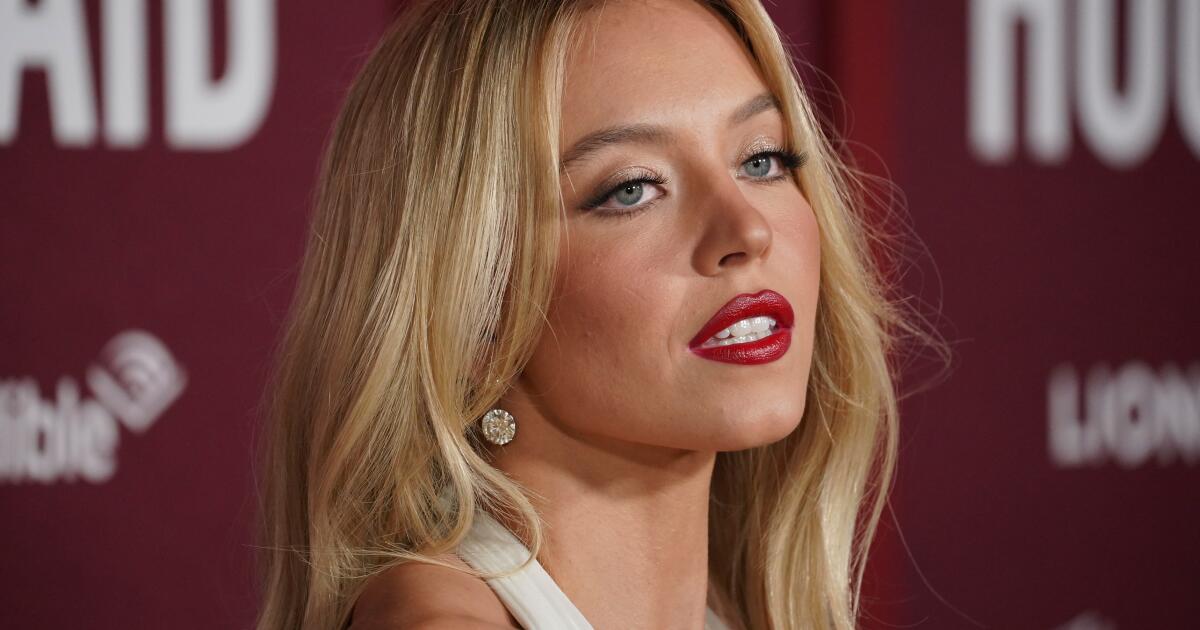 Sydney Sweeney hung bras on the Hollywood sign without permission