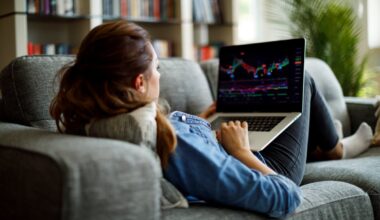 A person looking at a chart.