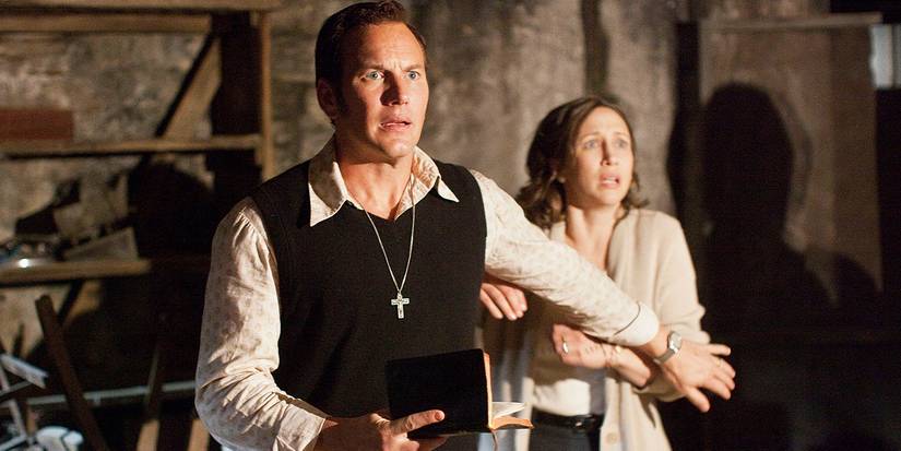 Patrick Wilson and Vera Farmiga as Ed and Lorraine Warren fight the forces of evil in 'The Conjuring'
