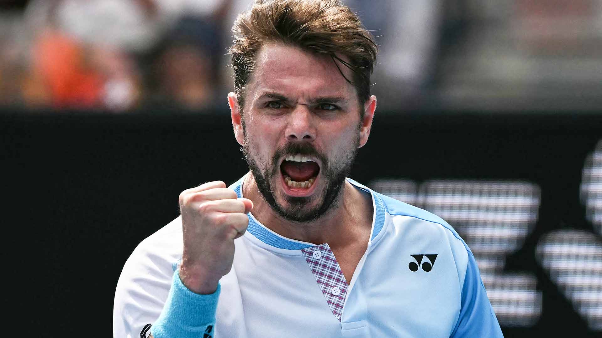 Stan Wawrinka claims his first Australian Open win since 2021.