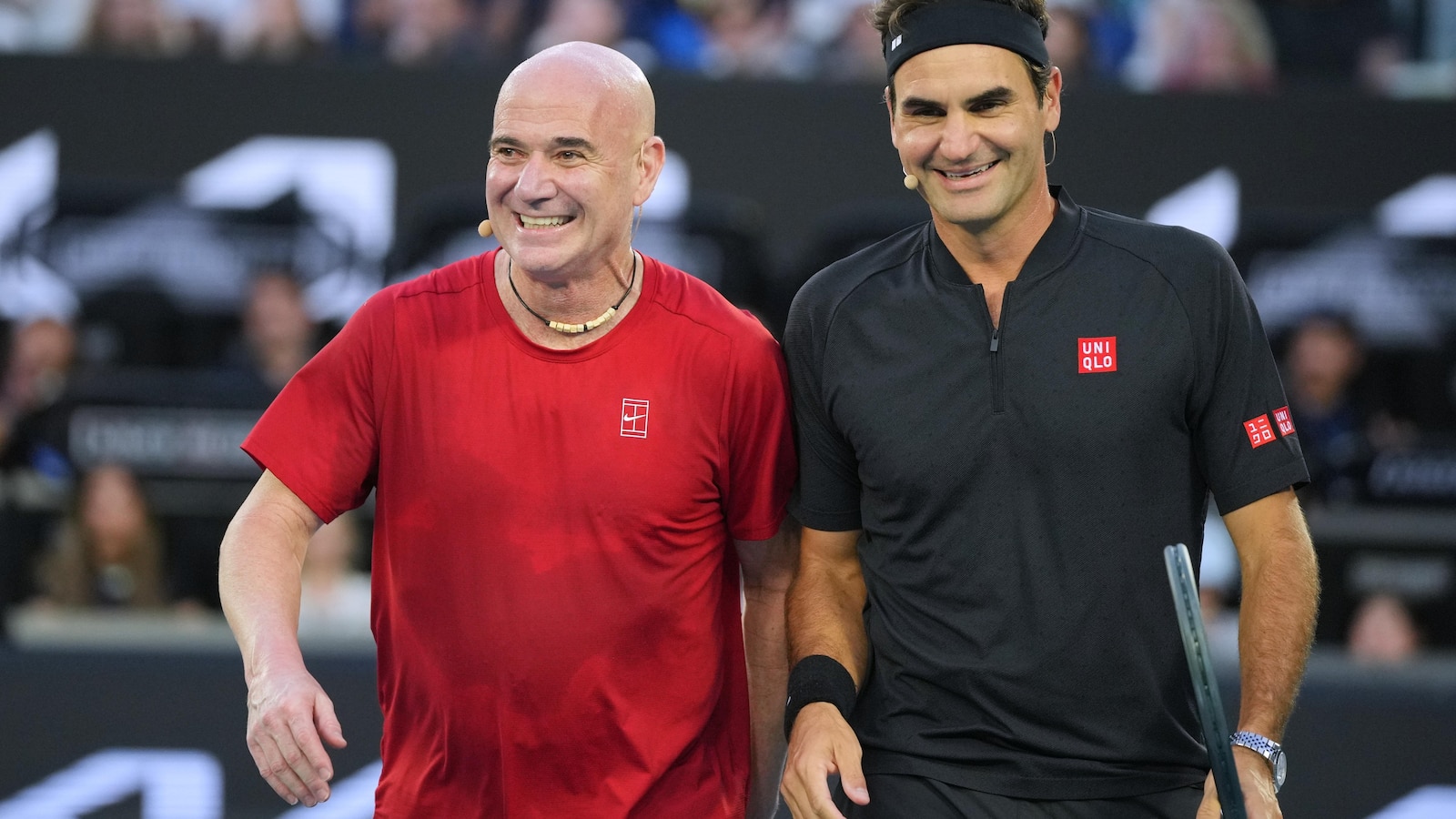 Roger Federer steals the show at Australian Open's first formal opening ceremony