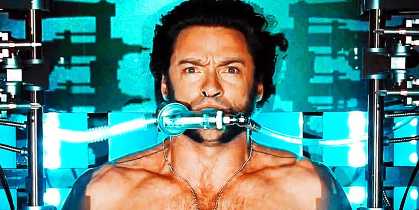 Wolverine in the Weapon X bath in X-Men Origins Wolverine