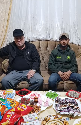 Al-Astal (left) with Mahra (al-Astal's Facebook page, January 17, 2026)