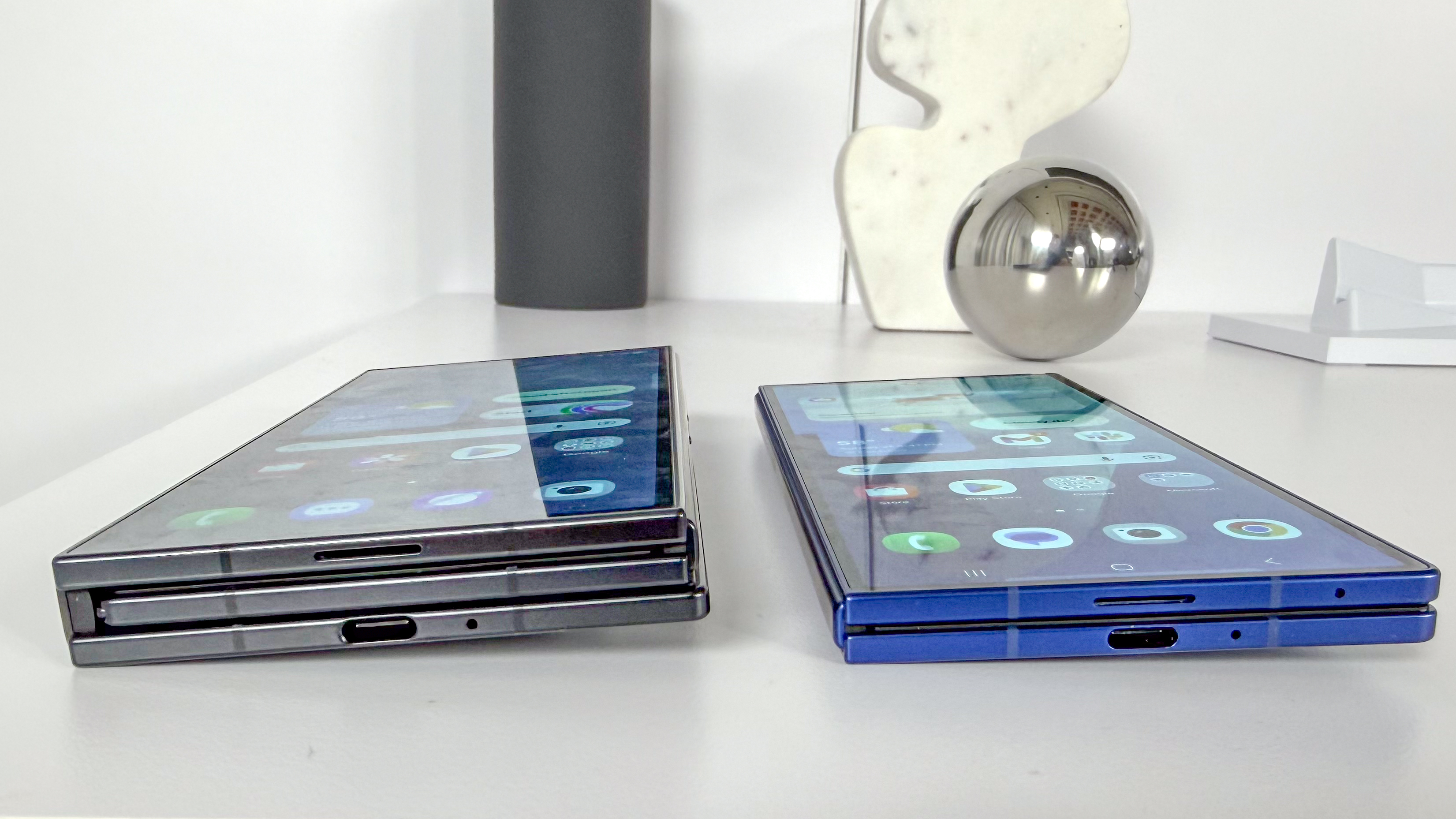 Galaxy Z TriFold shown in hand