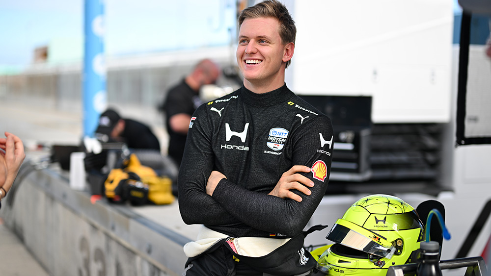 Mick Schumacher Gets Hang of Oval Laps in First Test