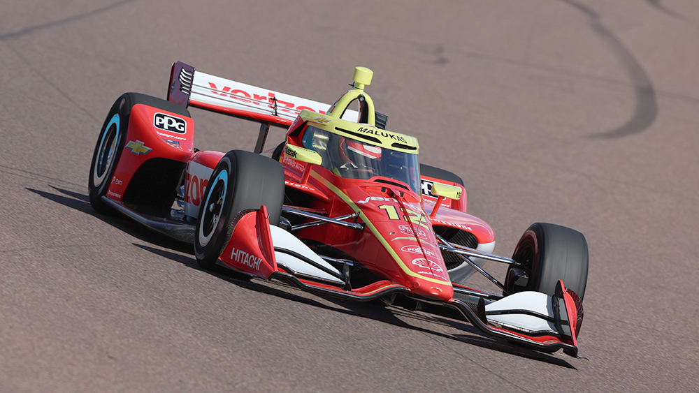 David Malukas Opens Penske Era by Leading First Day of Phoenix Test