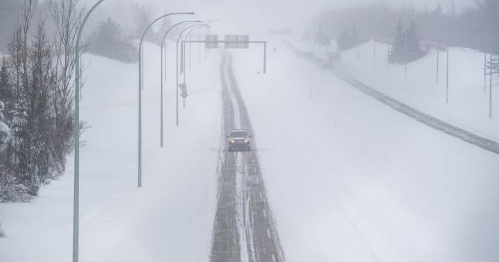 Arctic winds push south through the Prairies, bringing snow and frigid temperatures