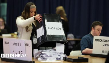 Gorton and Denton by-election: Votes being counted