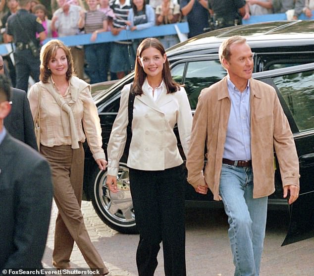 Colin, Katie Holmes, Michael Keaton in 2004's First Daughter
