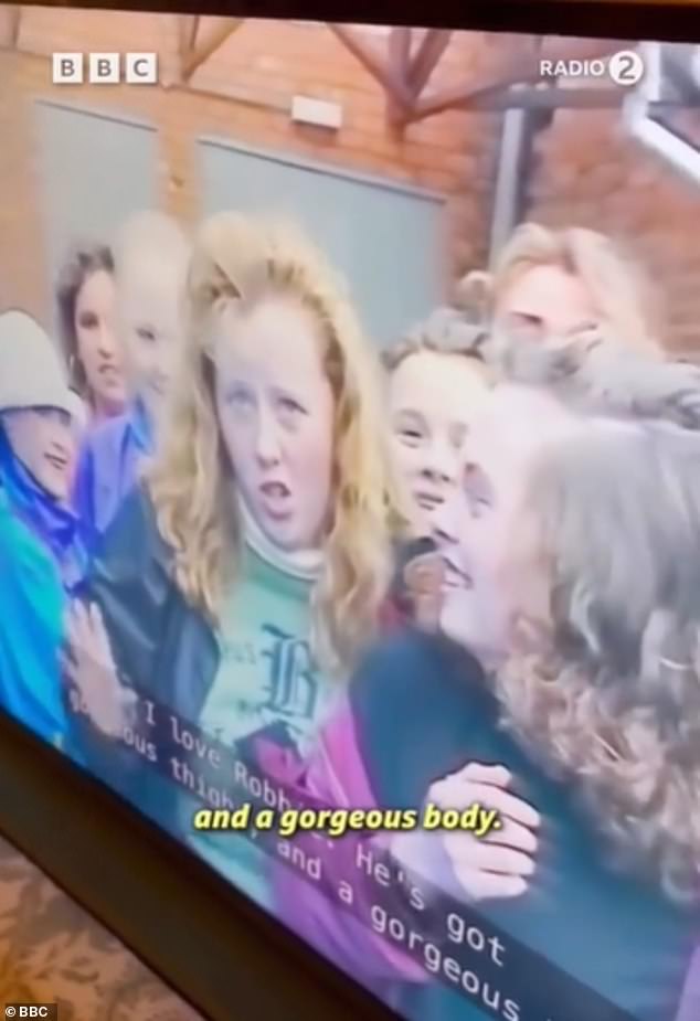 The Take That superfan who gave Robbie Williams her phone number on the band's new Netflix documentary has been found