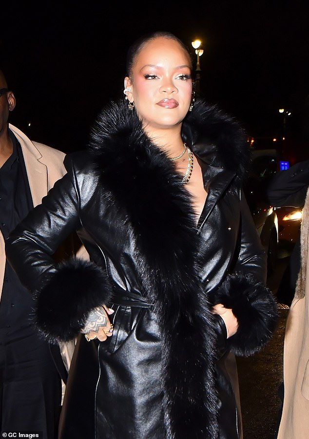 Rocky's lineup featured models wearing an innovative array of ties, suits, waistcoats and sportswear but Rihanna was the best model yet