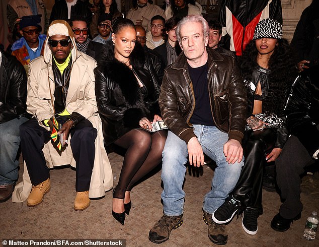 The glamorous superstar may have inadvertently overshadowed the models walking down the runway