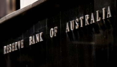 Australia central bank sees no set path for future rates, following Feb hike