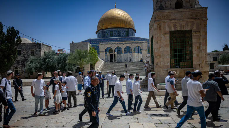 Historic changes on the Temple Mount