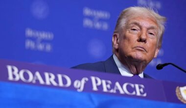 Trump launches his 'Board of Peace' as US-Iran tensions escalate
