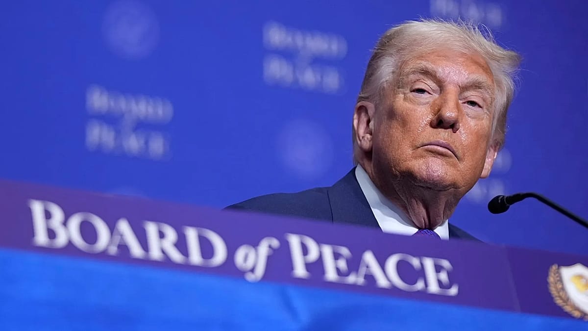 Trump launches his 'Board of Peace' as US-Iran tensions escalate