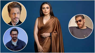 Rani Mukerji shares Aamir Khan is 'serious', Shah Rukh Khan is 'sensitive', and Salman Khan is 'casual' about work
