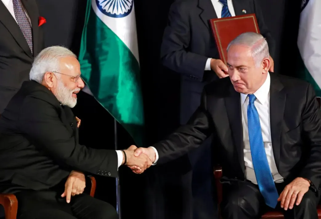 Netanyahu Says India's Modi to Visit Israel Wednesday