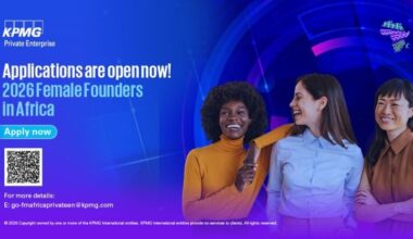 Call for Applications: KPMG Female Founders Africa Competition 2026