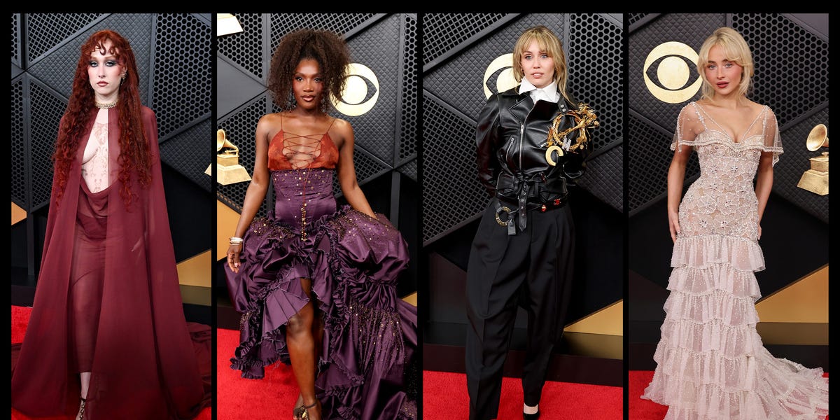 All the Celebrity Red-Carpet Looks From the 2026 Grammy Awards