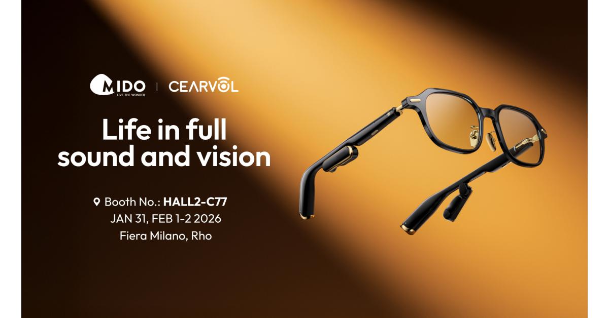 Cearvol Brings Award-Winning Hearing Glasses Lyra to MIDO Eyewear Show 2026