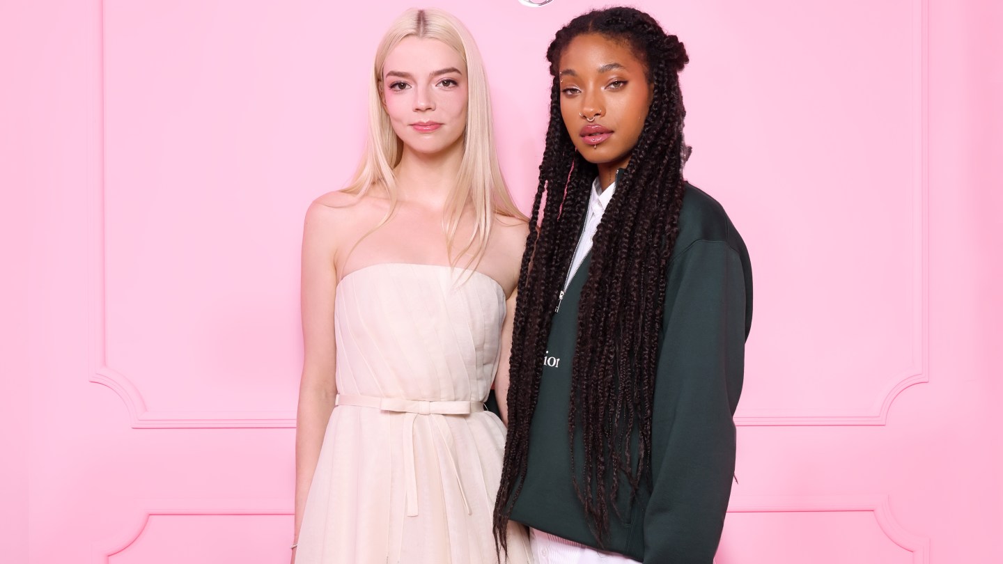 Anya Taylor-Joy and Willow Smith Step Out at Dior Addict L.A. Pop-Up