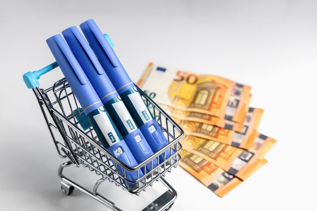 Are people spending less on food when they take weight-loss drugs?