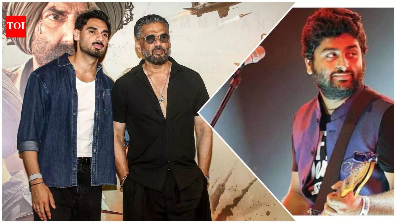 Suniel Shetty addresses Ahan Shetty entourage rumours, Arijit-Iulia collaboration, Prakash Raj reacts to Kangana Ranaut: Top 5 entertainment news |