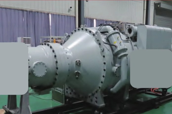 The 20-gigawatt Tesla-type pulsed power driver can operate continuously and stably for a minute. Photo: Northwest Institute of Nuclear Technology