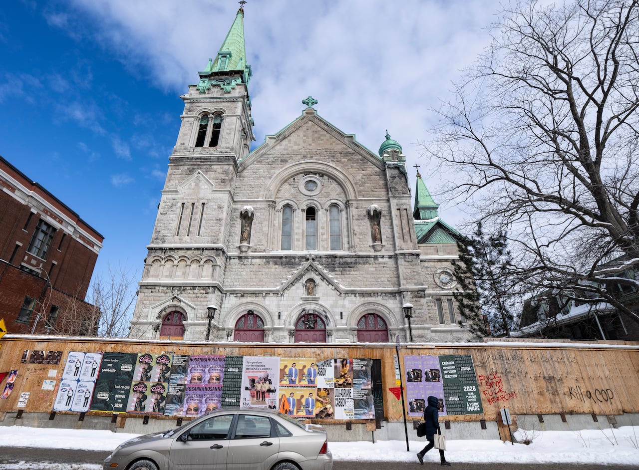 A church taken from street view. 