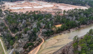 Construction Site Pumping Sludge Straight into Spring Creek