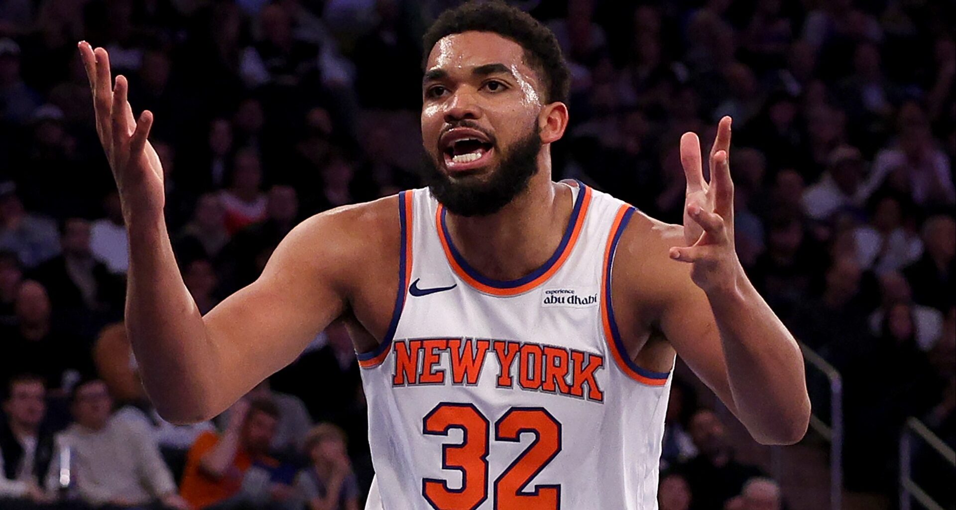 Karl-Anthony Towns Reacts to Jeremy Sochan’s Knicks Post