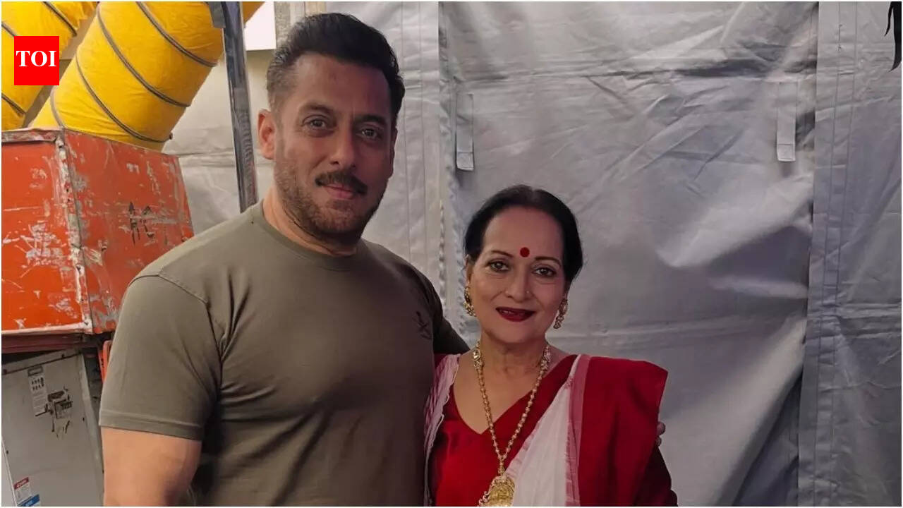 'Same mischievous twinkle in his eyes': Salman Khan reunites with ‘Hum Aapke Hain Koun’ co-star Himani Shivpuri - see post |