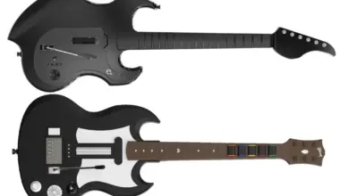 Rock Band guitars