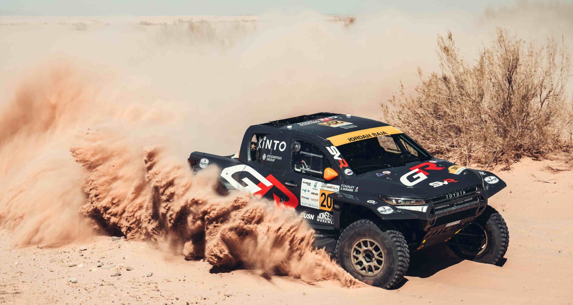 Variawa and Cazalet take hard-earned Jordan Baja victory for Toyota Gazoo Racing