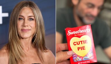 Jennifer Aniston shares Valentine's day moment with boyfriend Jim Curtis