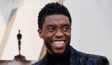 Chadwick Boseman at the Oscars in 2019