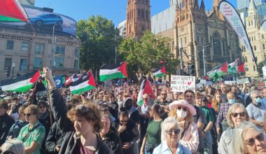 Melbourne protesters denounce Israeli war criminal’s visit to Australia, Labor’s police-state measures