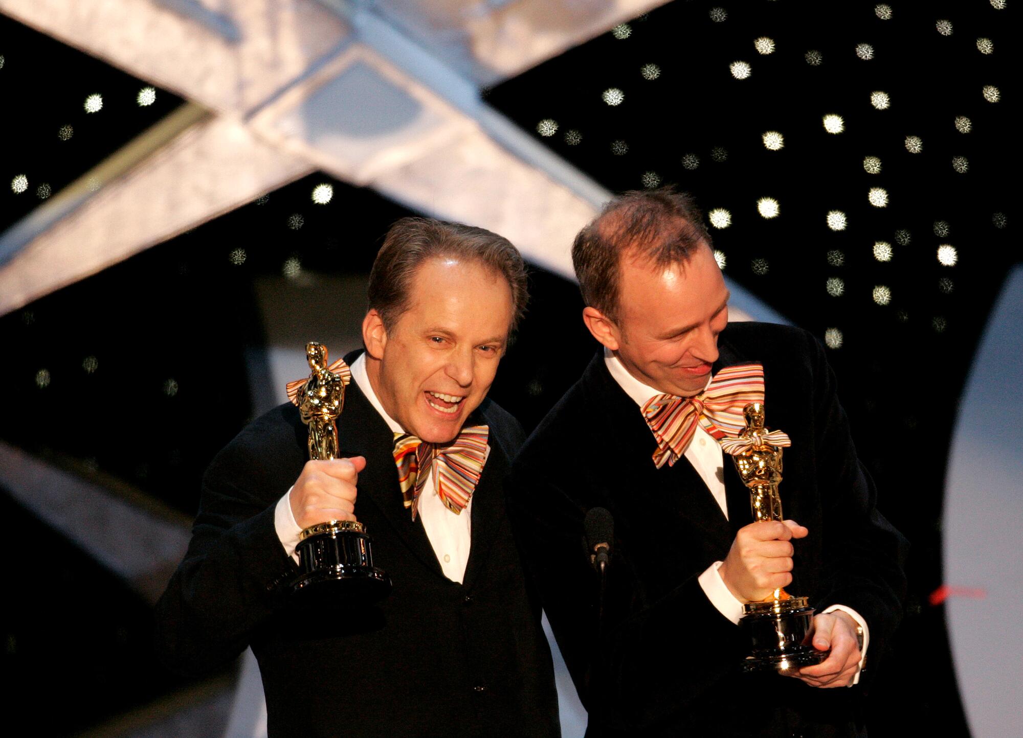 Directors Nick Park and Steve Box