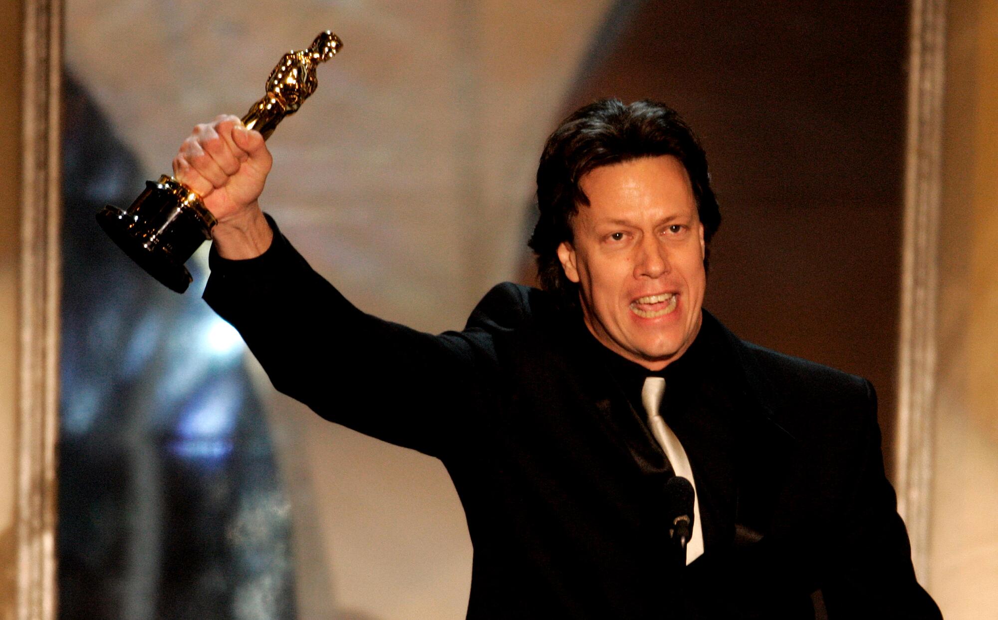 Director Gavin Hood accepts the Best Foreign Language Film of the Year award for "Tsotsi"