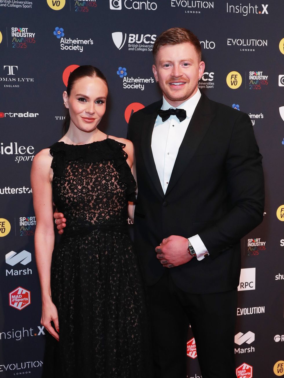 Holly Ramsay and Adam Peaty