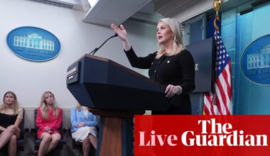 White House says diplomacy is ‘always’ Trump’s top option for Iran – US politics live | US politics