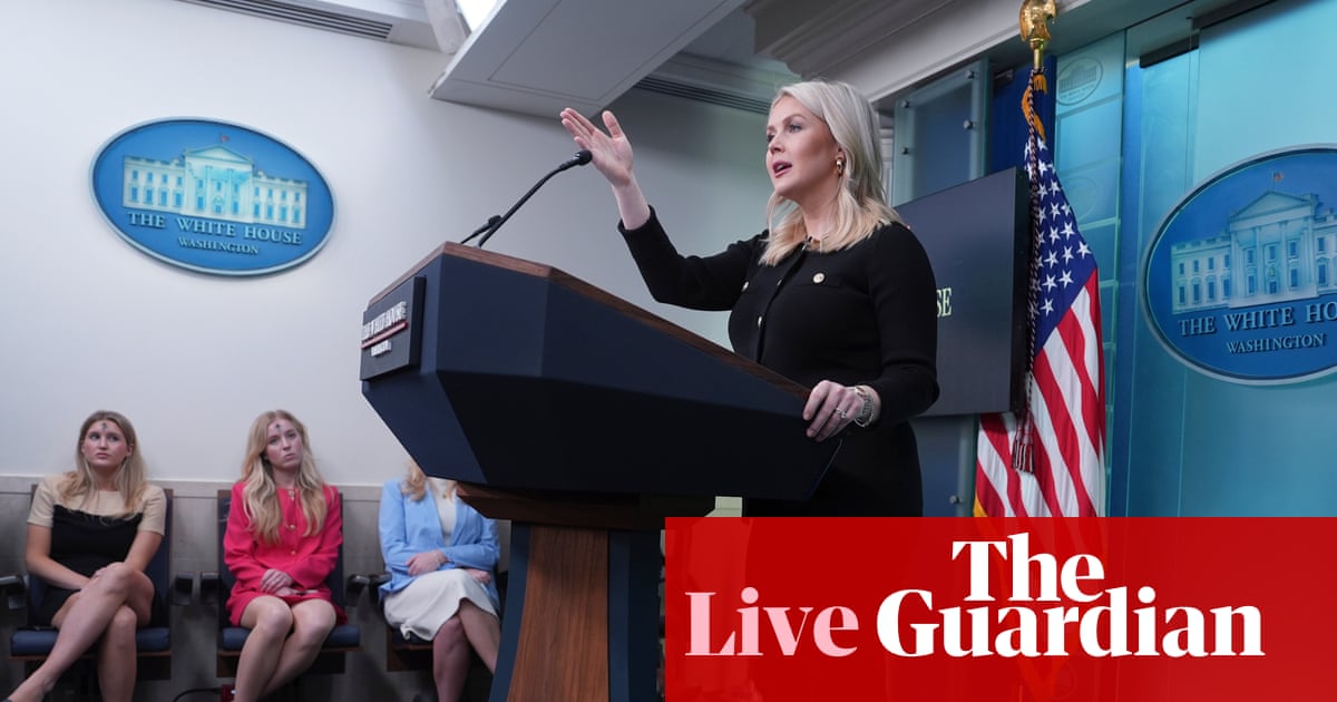 White House says diplomacy is ‘always’ Trump’s top option for Iran – US politics live | US politics