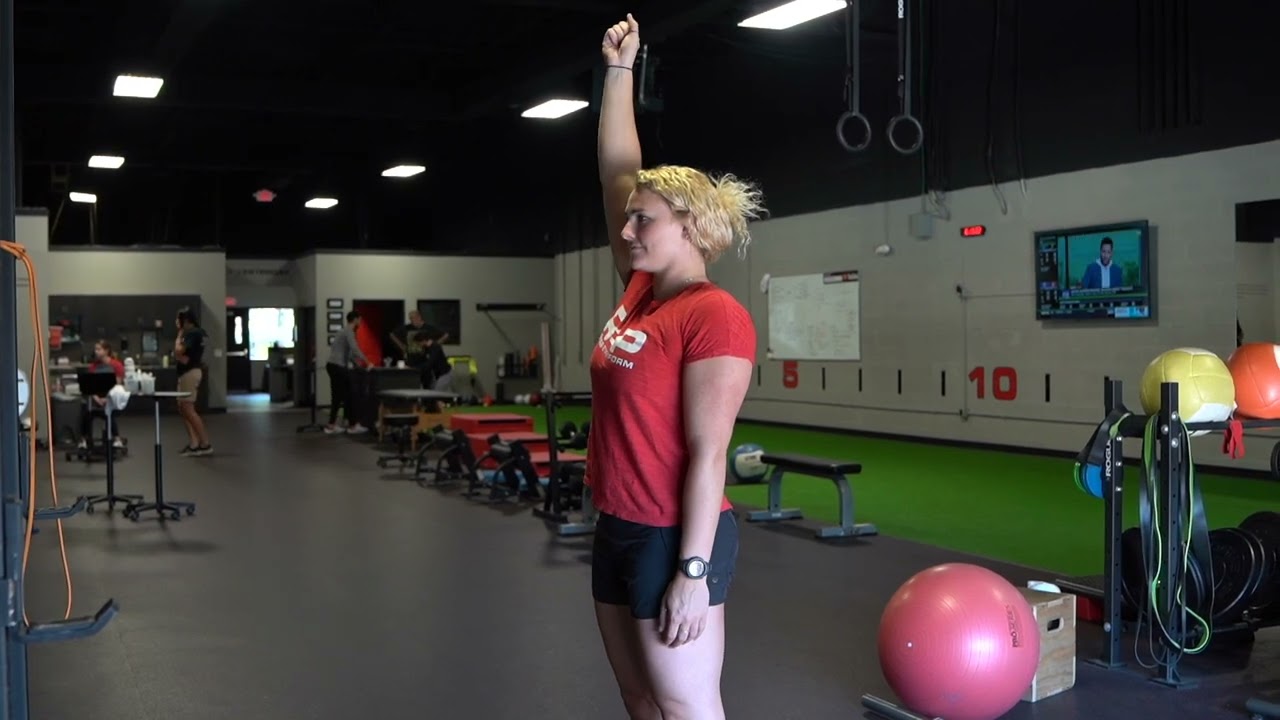 Standing Overhead Reach - YouTube