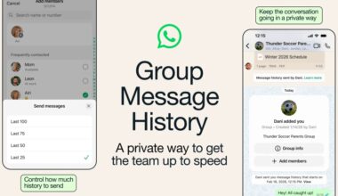 WhatsApp helps you catch the group chat up.