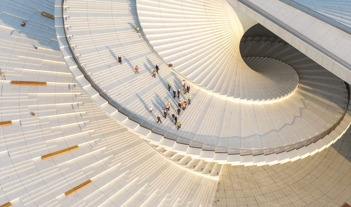 Snøhetta’s Shanghai Grand Opera House nears completion beneath sweeping roof | News