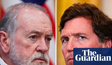 Combative Carlson-Huckabee interview reveals US right’s chasm over Israel | US foreign policy