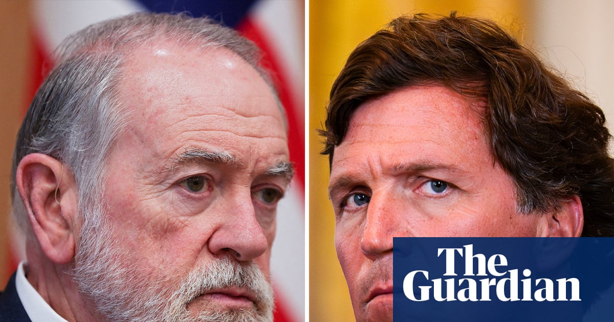 Combative Carlson-Huckabee interview reveals US right’s chasm over Israel | US foreign policy