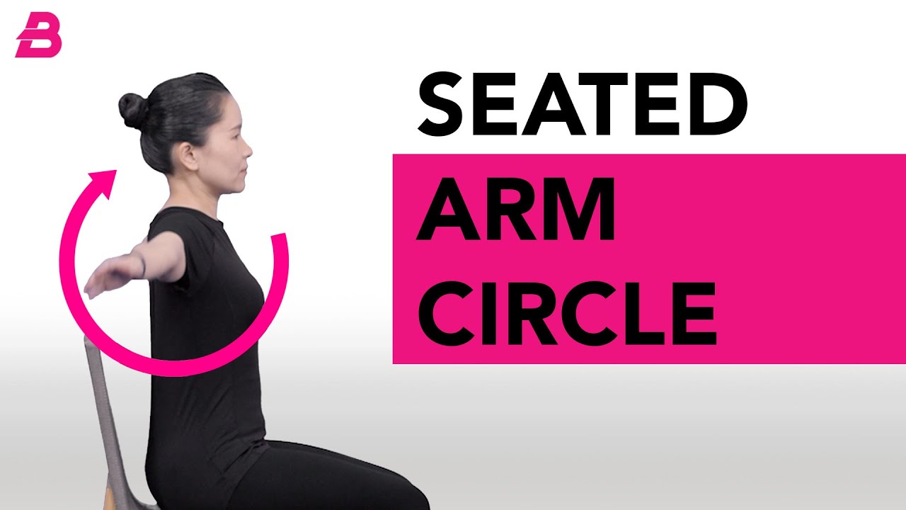 SEATED ARM CIRCLES | Exercise Guide | Safe Exercise for Osteoporosis - YouTube
