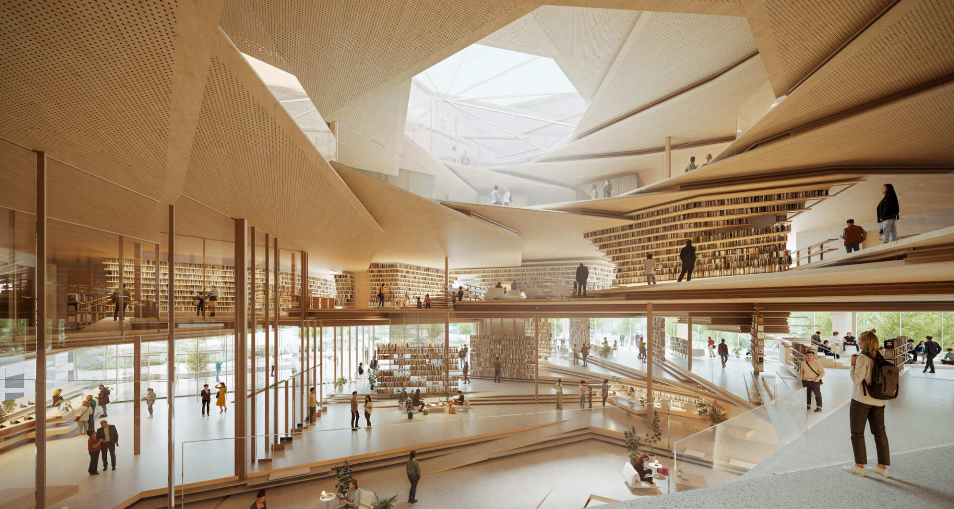Kengo Kuma and Associates to Design Spiral-Shaped Public Library in Rzeszów, Poland